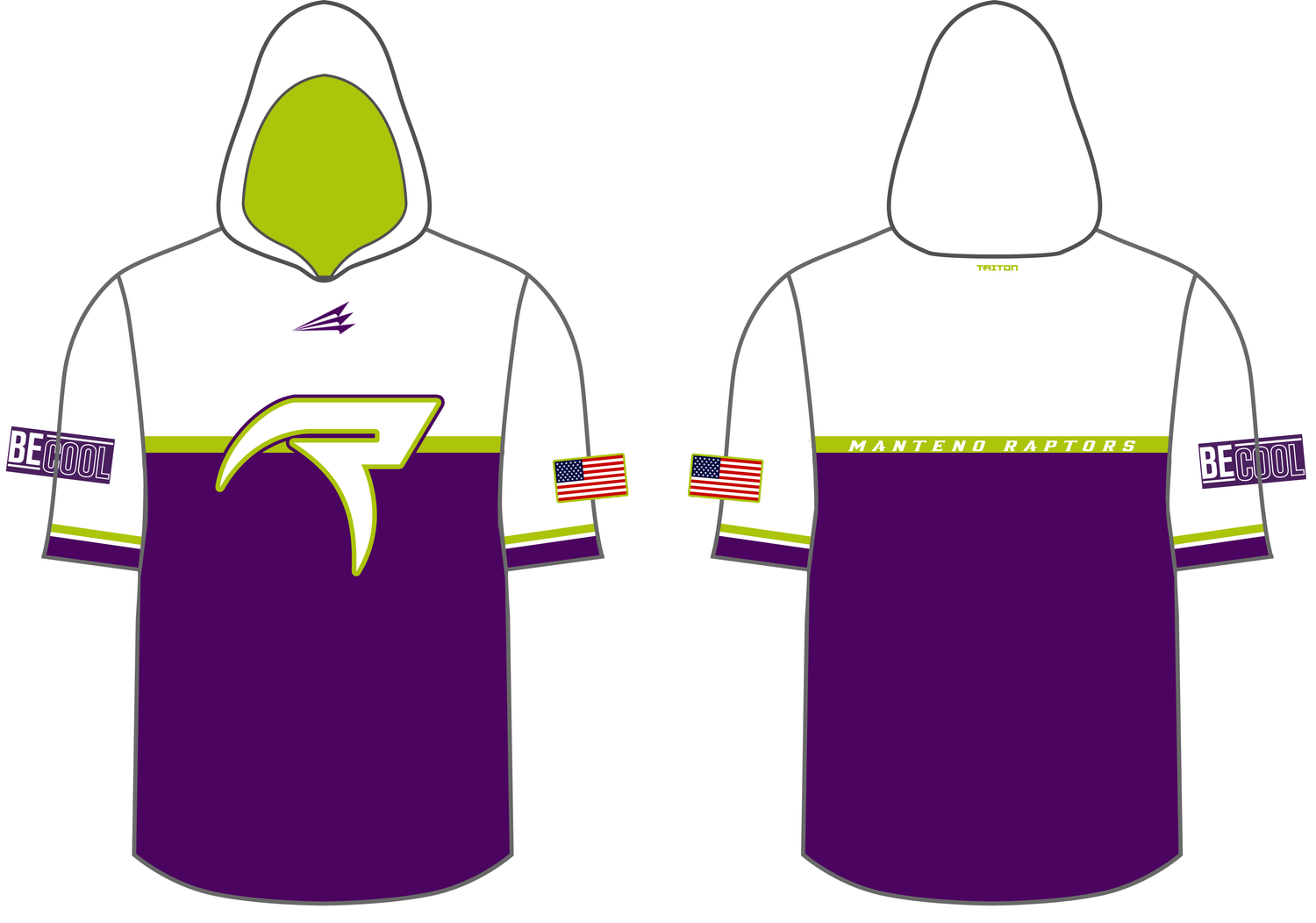Manteno Raptors 12U Custom Pro Premier Pullover #PP2F