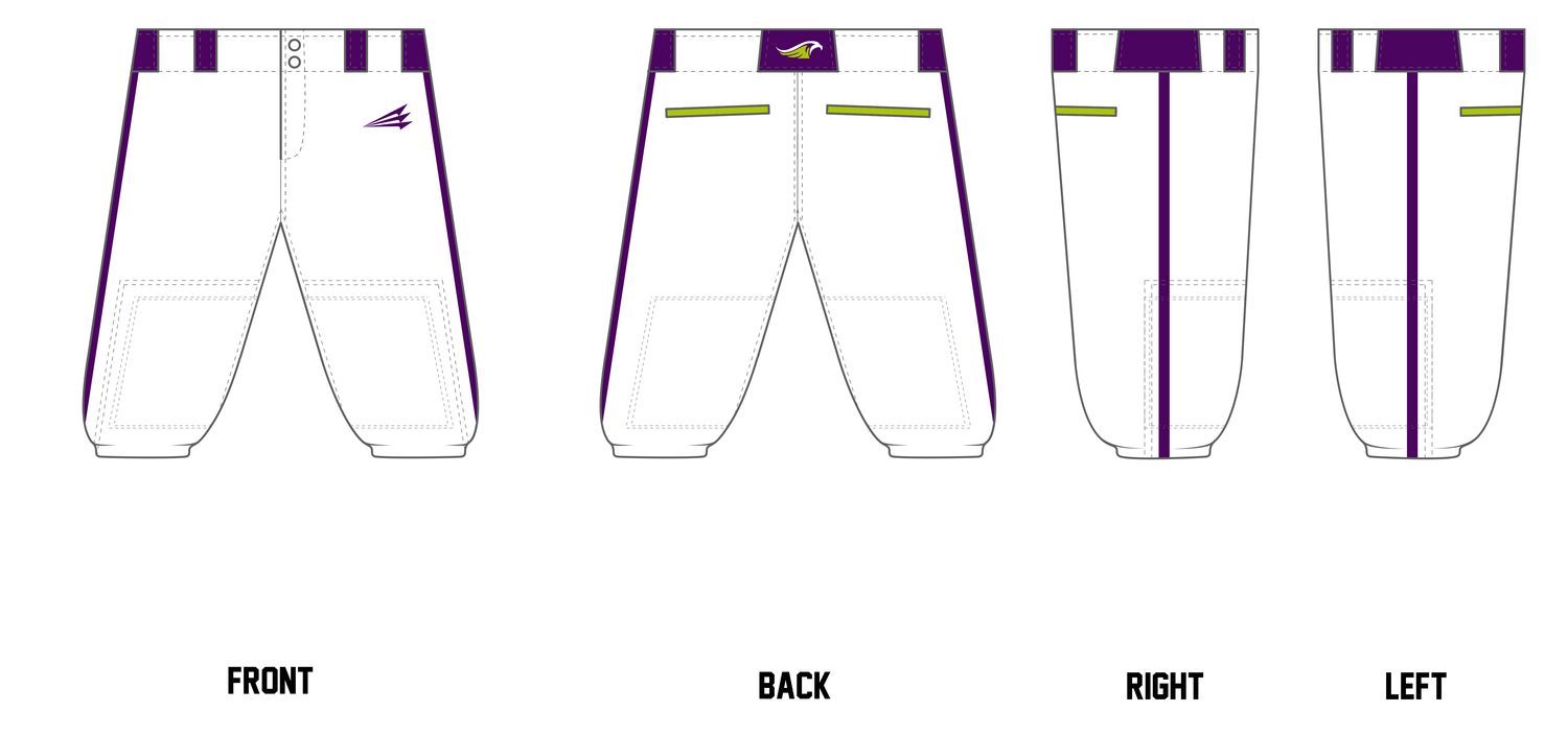 Manteno Raptors 12U Custom Knickers Baseball Pant #BP6D