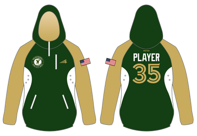 Trojans 12U Gold Custom Gladiator Hoodie #GH1