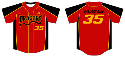 Hester St. Dragons Custom NanoDri Baseball Jersey #J8E