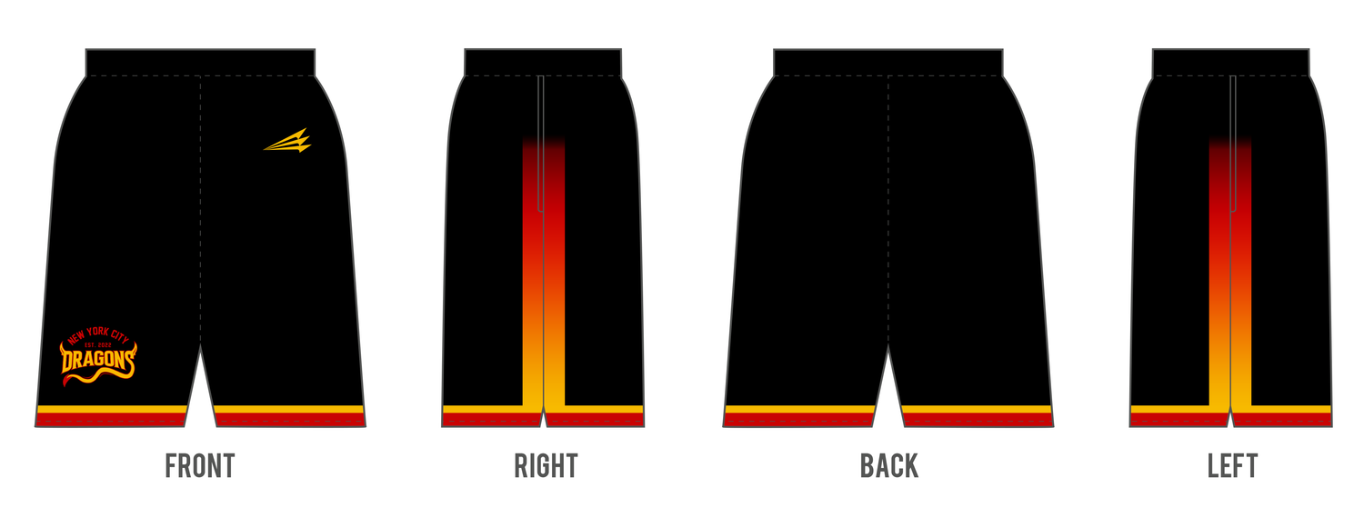Hester St. Dragons Custom Revolution Pocket Shorts #RV1B