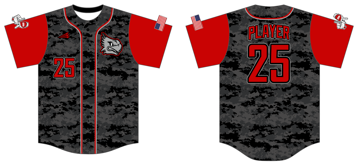 Louisiana Redbirds Custom HexaFlex Baseball Jersey #J1C