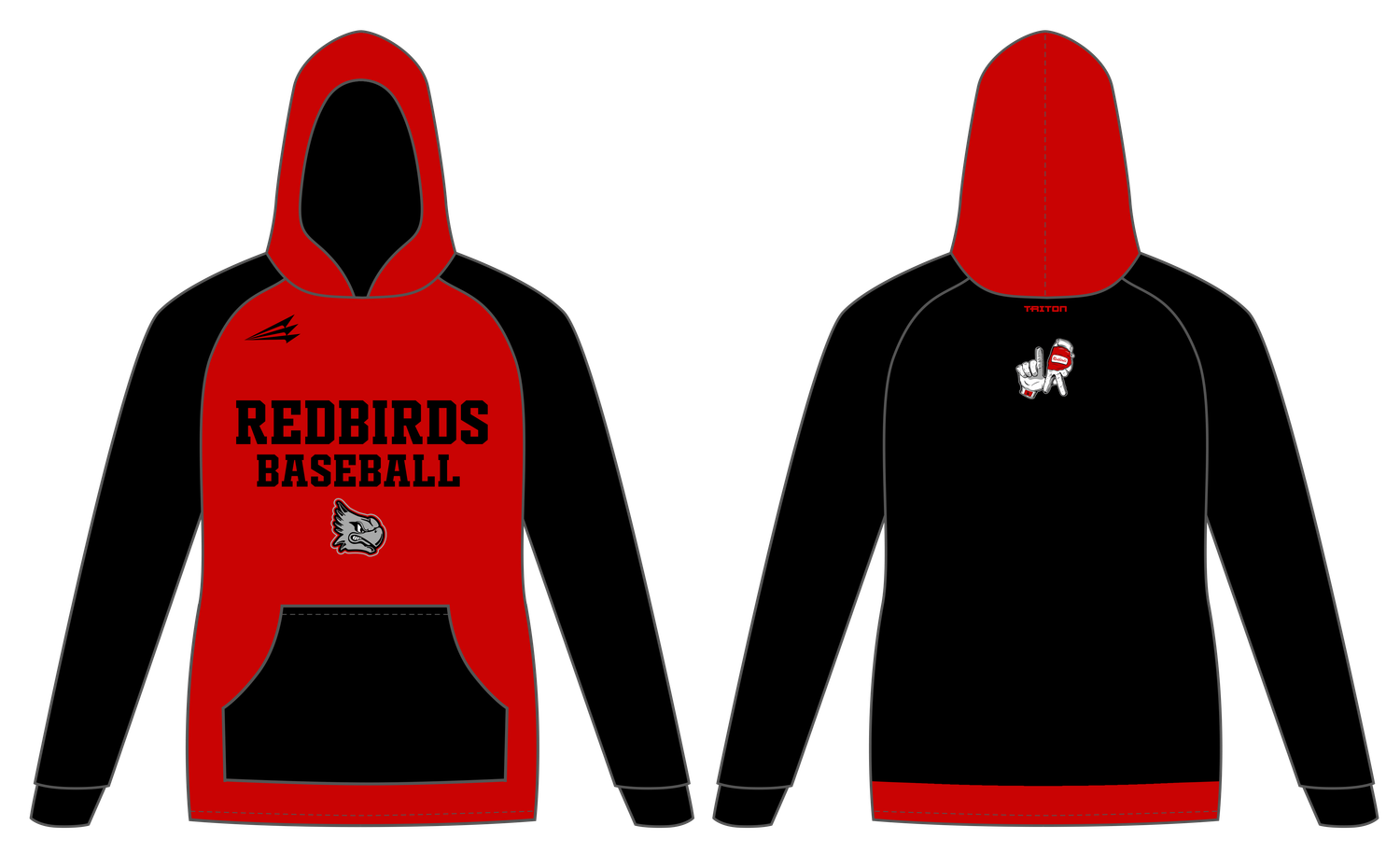 Louisiana Redbirds Custom Vulcan Hoodie #VH1