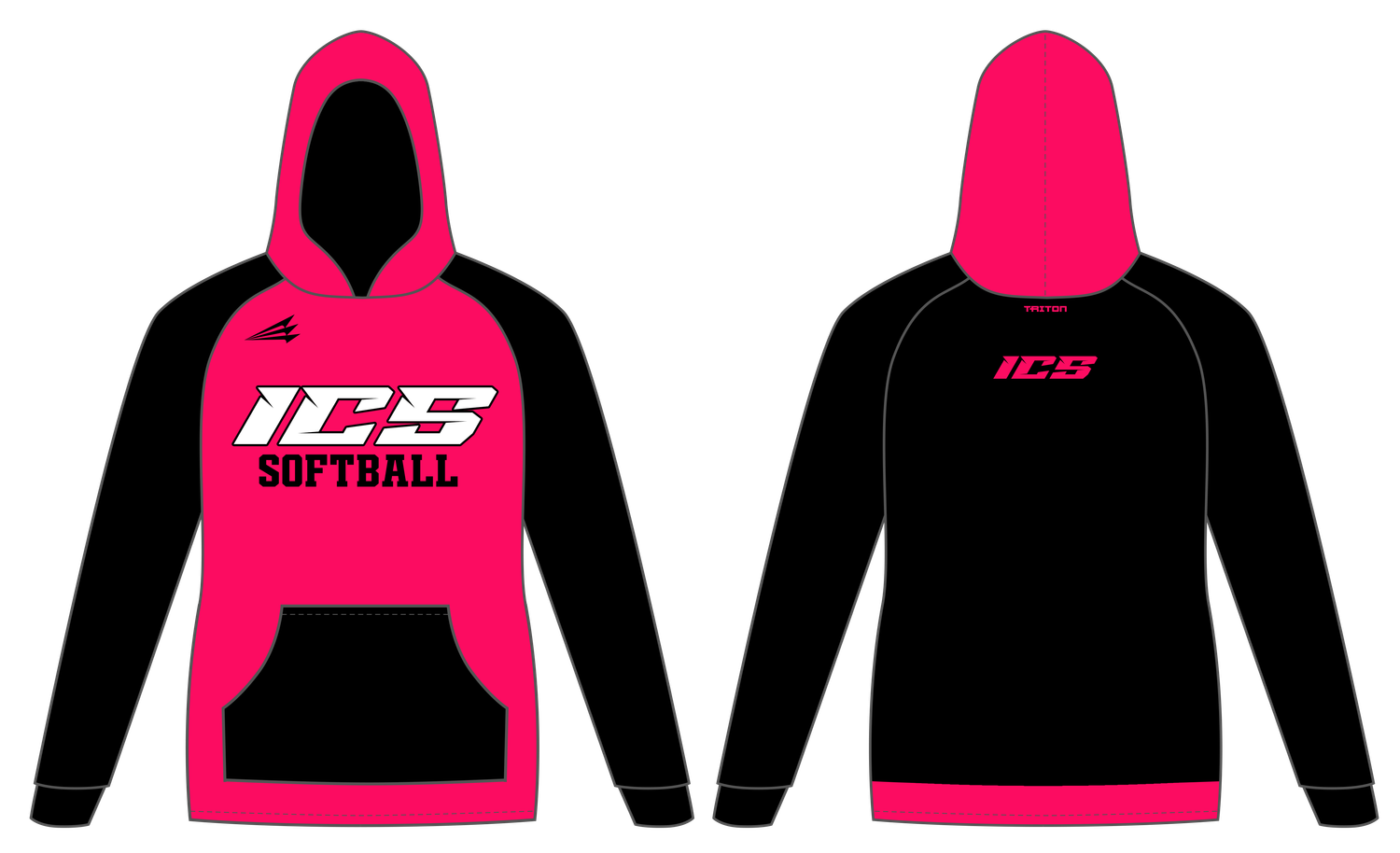ICS Softball Custom Vulcan Hoodie #VH1