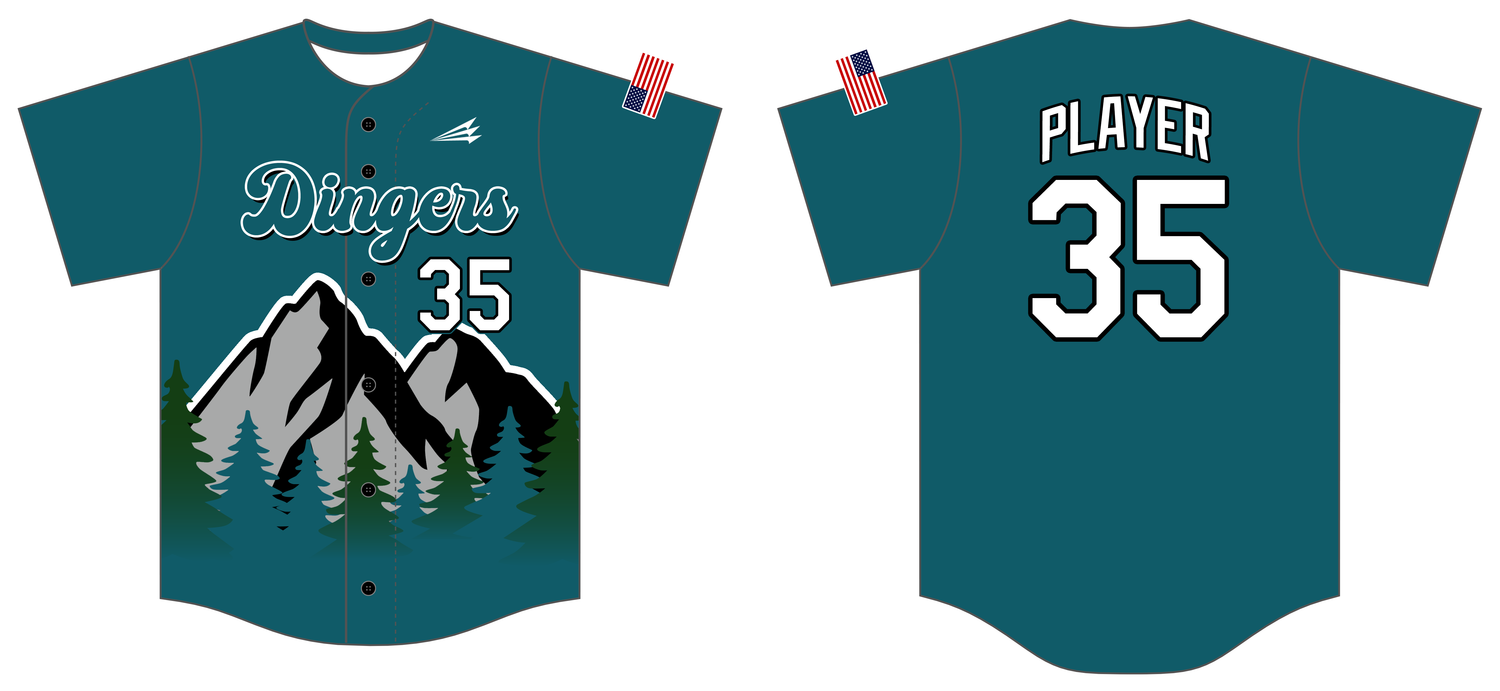 STIKS DINGERS Custom HexaFlex Baseball Jersey #J7D