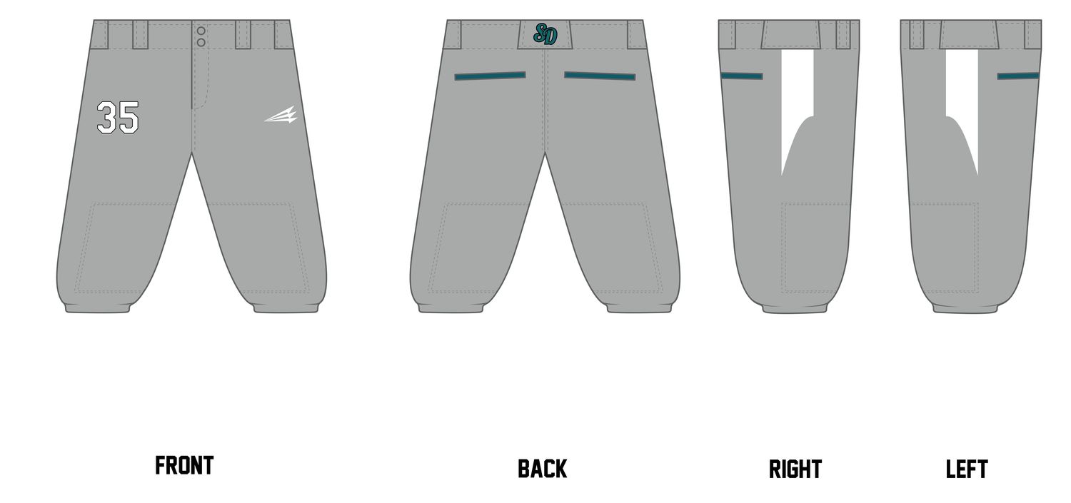 STIKS DINGERS Custom Knicker Baseball Pant #BP1C
