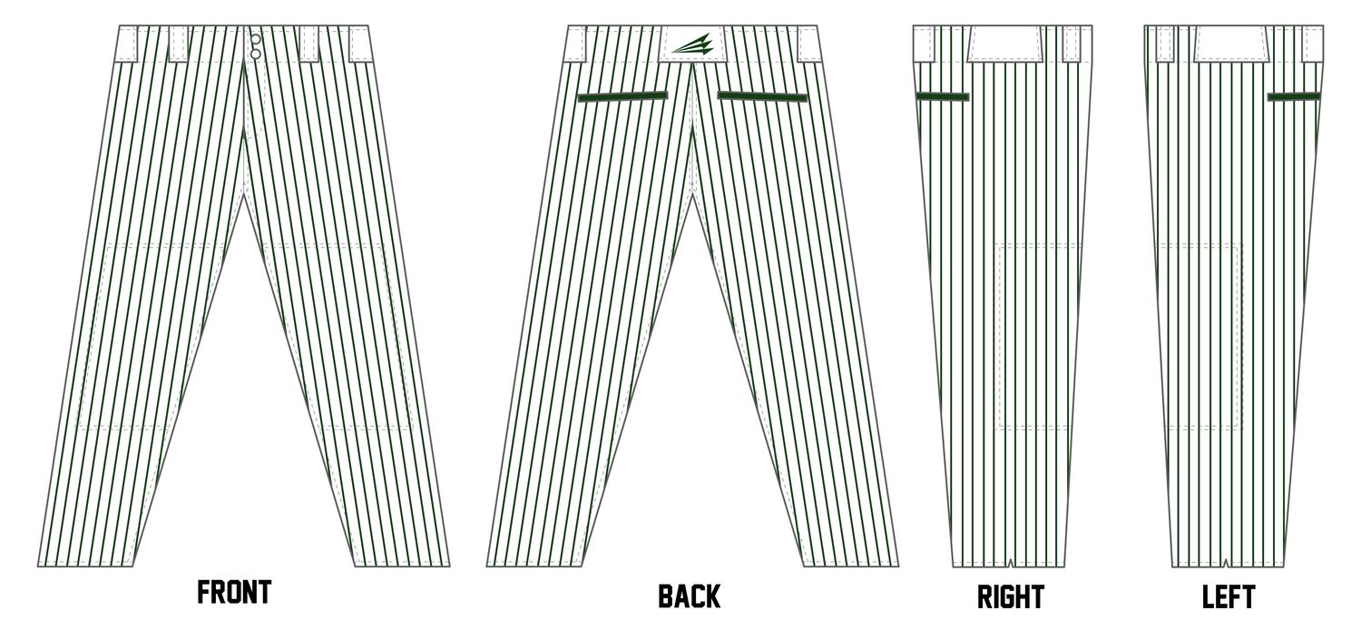 Ducks (Rivera) Custom Athletic Cut Baseball Pant #BP4