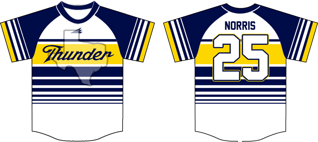 NTX Thunder Custom HexaFlex Baseball Jersey #5B
