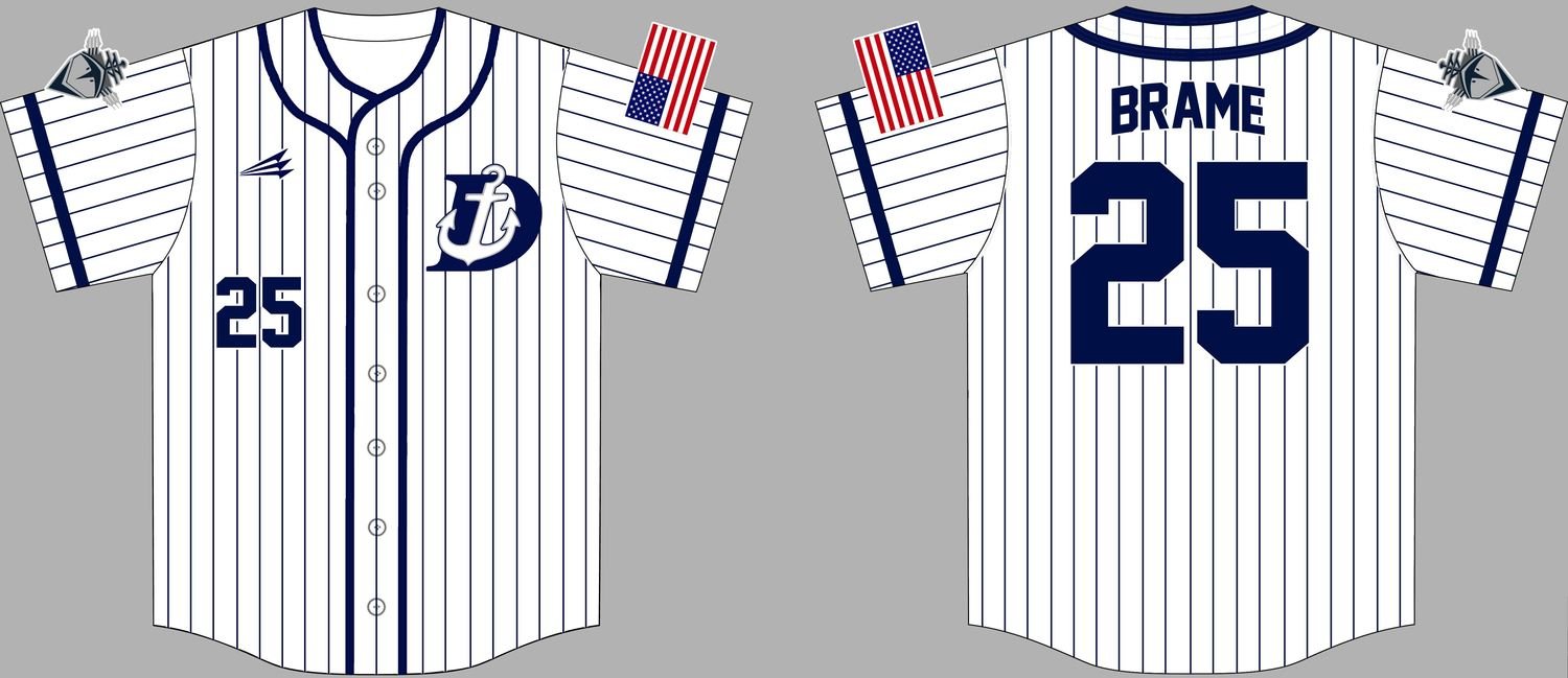 Fleet Destroyers Custom HexaFlex Baseball Jersey #8b