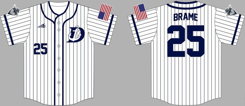 Fleet Destroyers Custom HexaFlex Baseball Jersey #8b