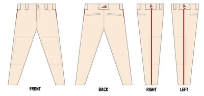 Shelby County Wildcats Custom Athletic Baseball Pant #BP1