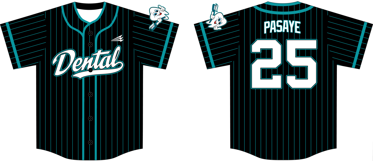 Dental Custom HexaFlex Baseball Jersey - #2