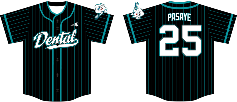 Dental Custom HexaFlex Baseball Jersey - #2