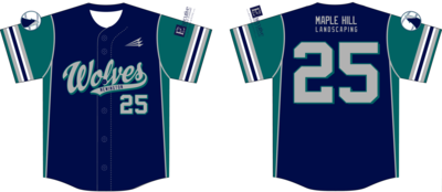 Newington Wolves Custom NanoDri Baseball Jersey #3B