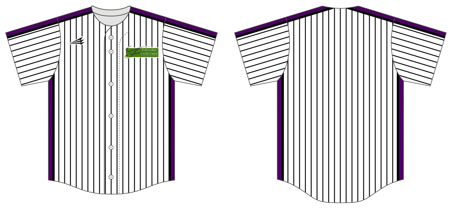 Fellowship Baptist Church Credit Union Custom NanoDri Baseball Jersey #J5B