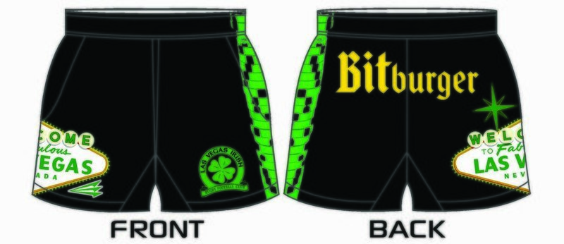 Las Vegas Irish Custom Rugby Shorts #RS4