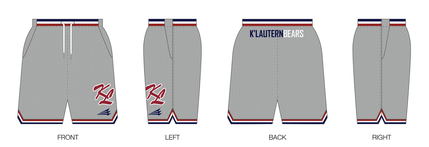 Kaiserslautern Bears Custom Retro Mesh Shorts
