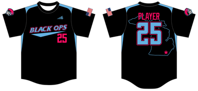 Black Ops (Lugari) Custom NanoDri Baseball Jersey #J2D