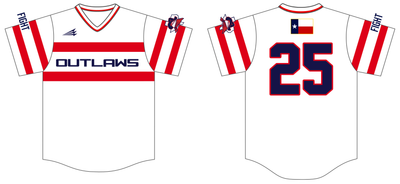 Fort Bend Outlaws Custom HexaFlex Baseball Jersey #J3B