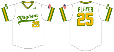 Mayhem Custom NanoDri Baseball Jersey #4G