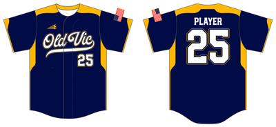 Old Vic Baseball Custom NanoDri Baseball Jersey #J4