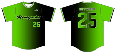 Mid Michigan Renegades Custom HexaFlex Baseball Jersey #J5C