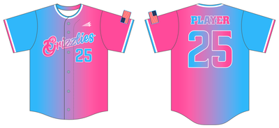 Grizzlies Custom HexaFlex Baseball Jersey #J2