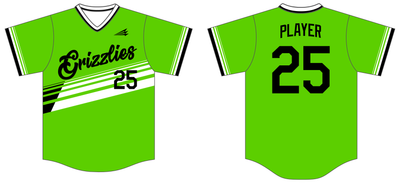 Grizzlies Custom HexaFlex Baseball Jersey #J6D