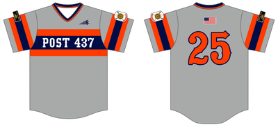 Philipsburg Phils Post 437 Custom HexaFlex Baseball Jersey #J1d