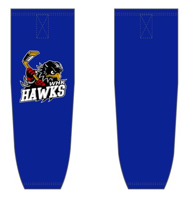 WHK Hawks Custom Hockey Socks #HSK4