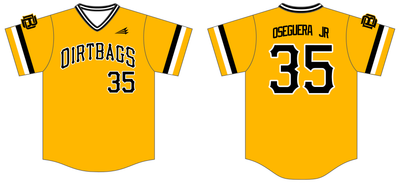 Dirtbags Custom HexaFlex Baseball Jersey #J3