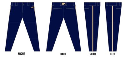 Bolingbrook Rampage Custom AthleticBaseball Pant #BP1B