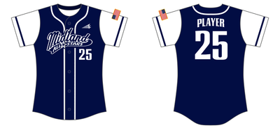 Midland Allstars Custom HexaFlex Softball Jersey #J7B