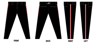 Utah Bandits Custom Athletic Baseball Pant #BP6
