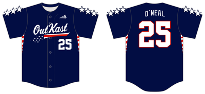 325 OutKast Custom NanoDri Baseball Jersey #J2