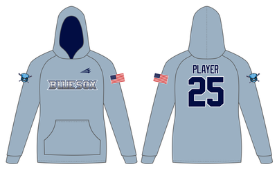 Blue Sox Custom Vulcan Hoodie #VH1