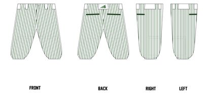 Hamilton A's Nation Custom Knicker Baseball Pants #BP12B