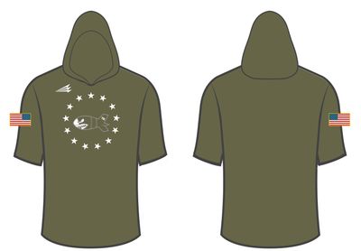 Troy Post 70 Custom Pro Premier Shortsleeve Hoodie #PP1B