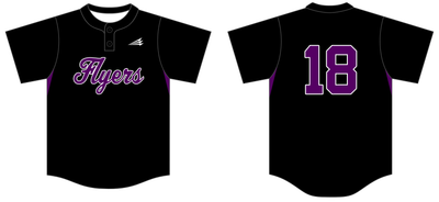 Lapoynor Flyers Custom NanoDri Baseball Jersey #J5G