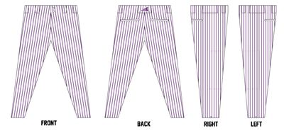 Lapoynor Flyers Custom ProFit Baseball Pant #BP5