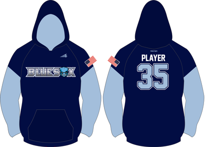 Blue Sox Custom Vulcan Hoodie #VH2