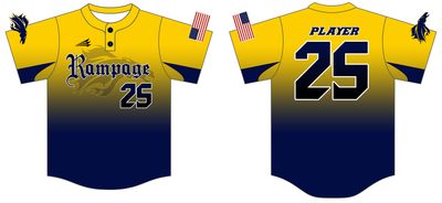 BOLINGBROOK RAMPAGE Custom HexaFlex Baseball Jersey #J5B