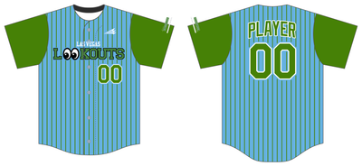 Las Vegas Lookouts Custom NanoDri Baseball Jersey #J5