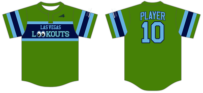 Las Vegas Lookouts Custom NanoDri Baseball Jersey #J6