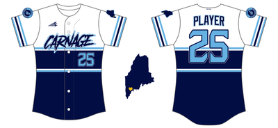 Central Maine Carnage Custom NanoDri Softball Jersey #J2B