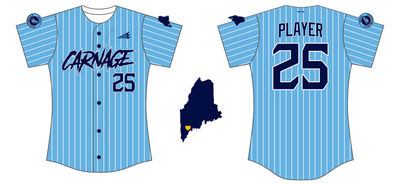 Central Maine Carnage Custom NanoDri Softball Jersey #J1B