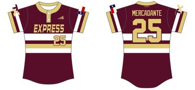TEXAS EXPRESS Custom HexaFlex Softball Jersey #J5