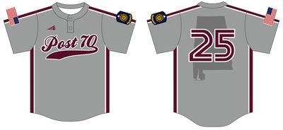 Troy Post 70 Custom HexaFlex Baseball Jersey #J1F