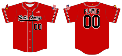 Belle Chasse Cardinals Custom NanoDri Baseball Jersey #J5B