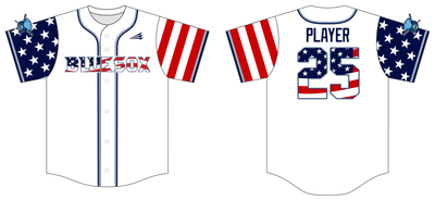 Blue Sox Custom HexaFlex Baseball Jersey #J23E
